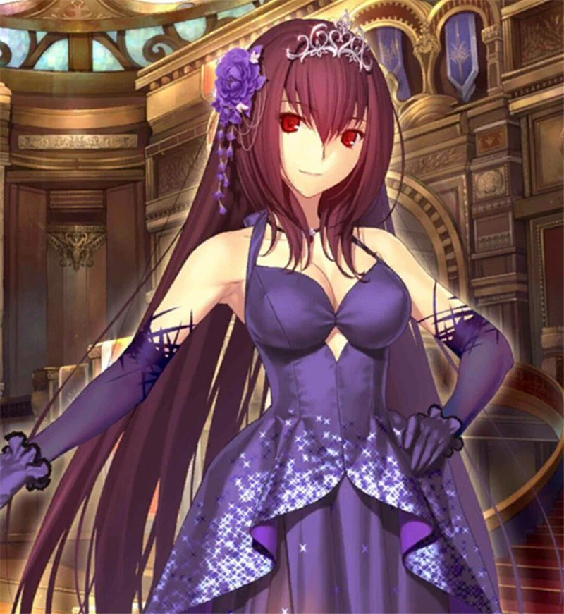 Fate/Grand Order FGO Lancer Scathach 2-я Юбилейная униформа косплей костюм женское платье костюмы