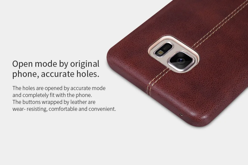 Чехол Nillkin Englon для samsung Galaxy Note FE Fan Edition, Роскошный чехол из искусственной кожи, винтажная задняя крышка, чехол для телефона s
