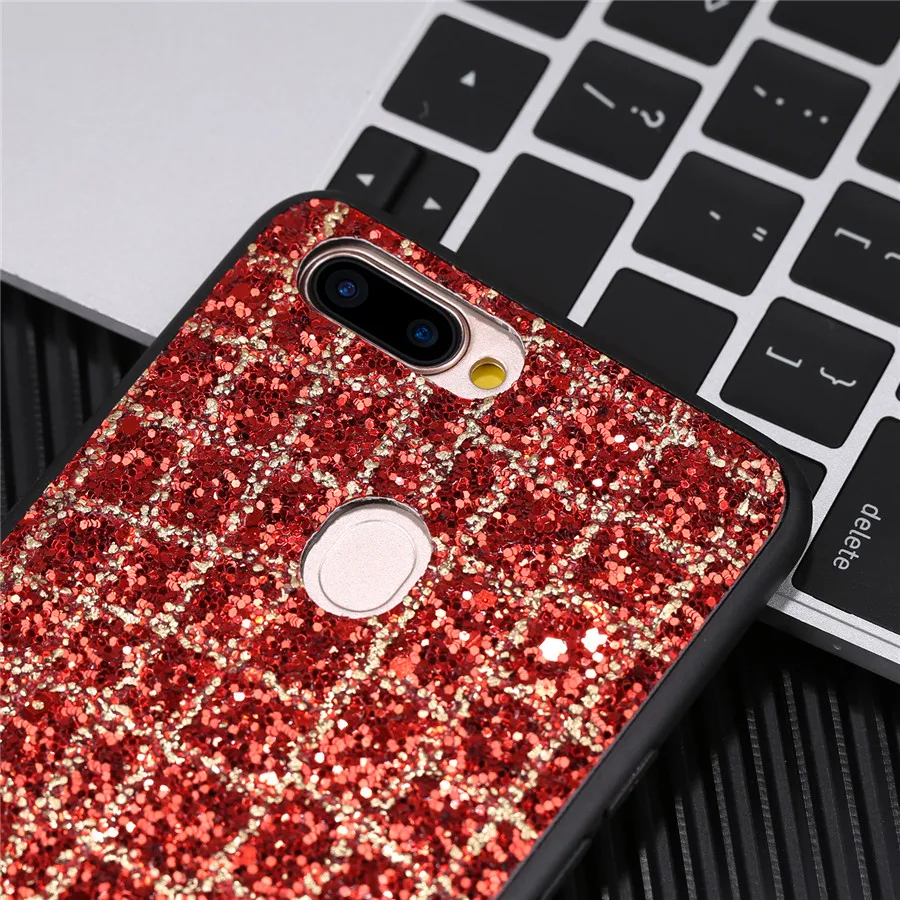 Клетчатый блестящий чехол с блестками для Huawei P20 Lite Case P10 Plus Pro mate 9 10 nova 3 honor