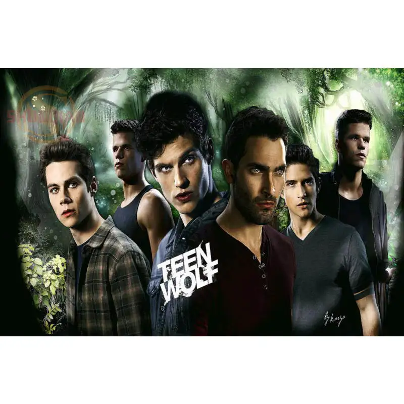 Новые Девушки Постер &quotВолк&quot Обычная сатиновая печати плакатов ткань постер