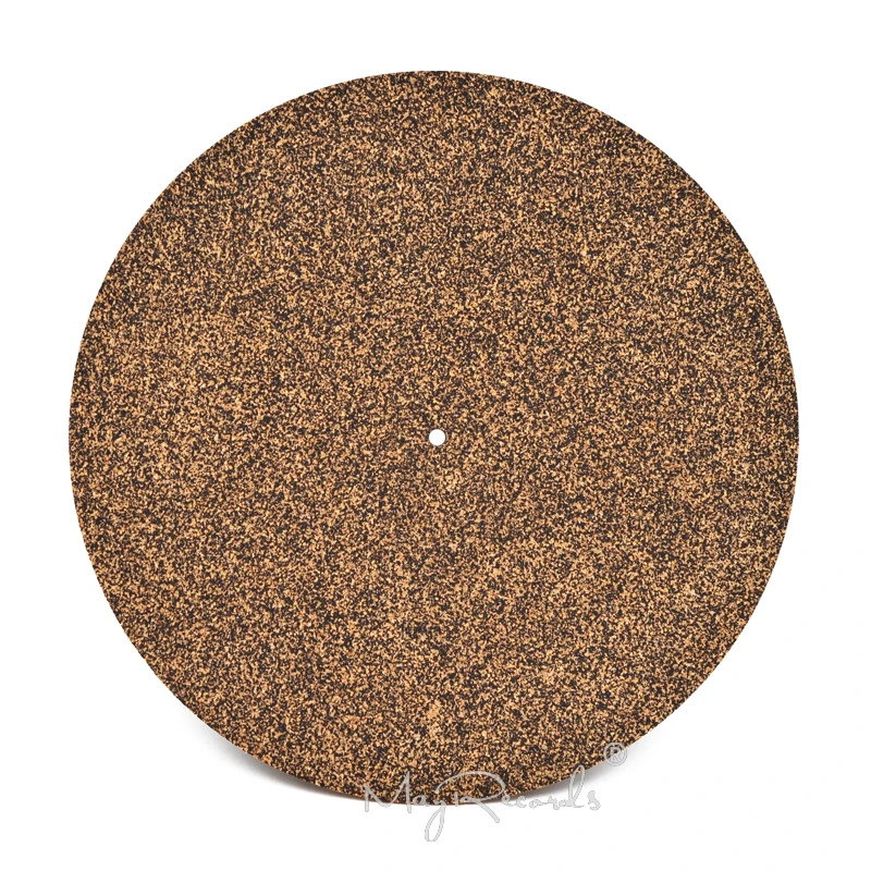 

Cork & Rubber Turntable Platter Mat Slipmat Anti-Static For LP Vinyl Record