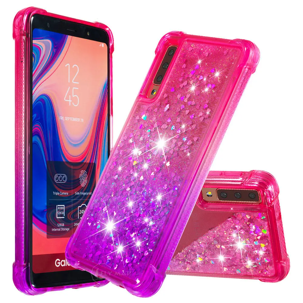 Quicksand Case for Samsung Galaxy A7 2018 7A SM A750F A750F/DS A750FN Shell Phone Protector Cover Capa SM-A750FN SM-A750F |