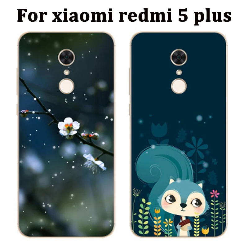 Чехол для xiaomi redmi 5 plus чехол милый мультяшный жесткий из поликарбоната redmi5