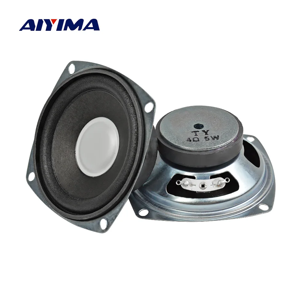 

AIYIMA 2Pcs 3 Inch 4 Ohm 5 W Portable Tweeter Speakers DIY Mini Altavoz PC Stereo BT Speaker Home Theater Sound System