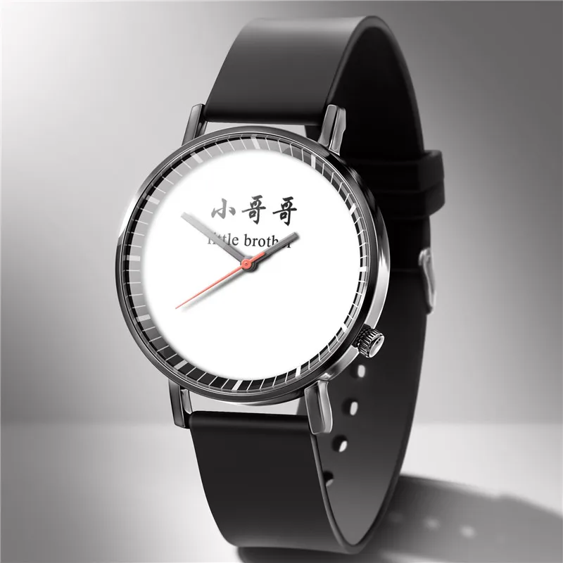 2019 Новые простые модные черно белые геометрические часы для мужчин и женщин