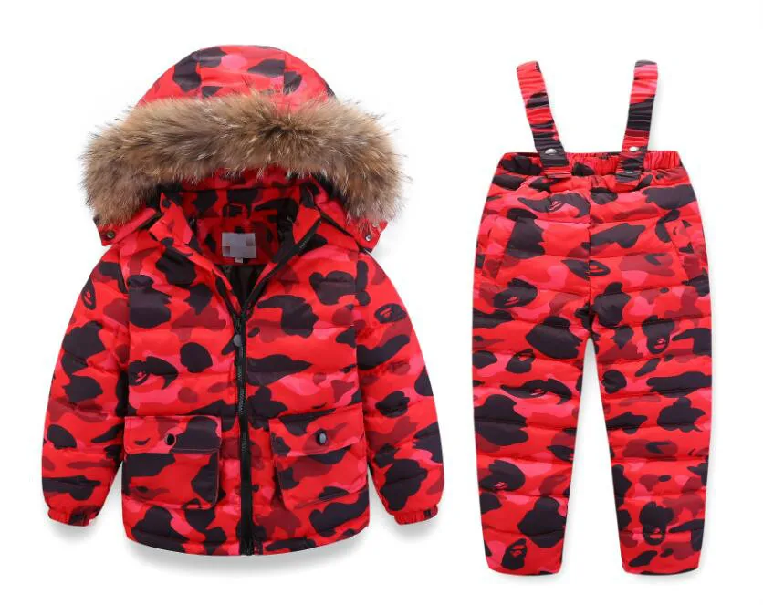 

Children grow a high-end warm down cotton-padded jacket