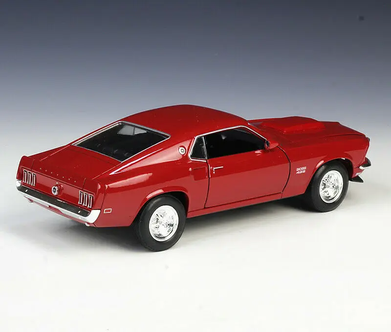 Welly 1:24 1969 Ford Mustang Boss 429 литые модели спортивные фотообои новинка в коробке|Наземный