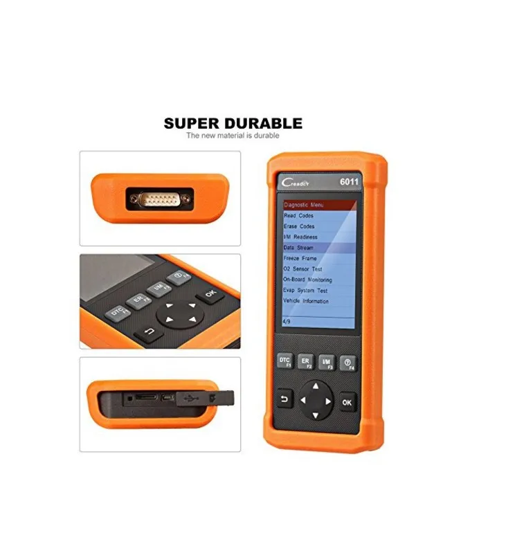 100% Оригинальный Launch CReader 6011 OBD2/диагностический сканер EOBD с ABS и SRS системой