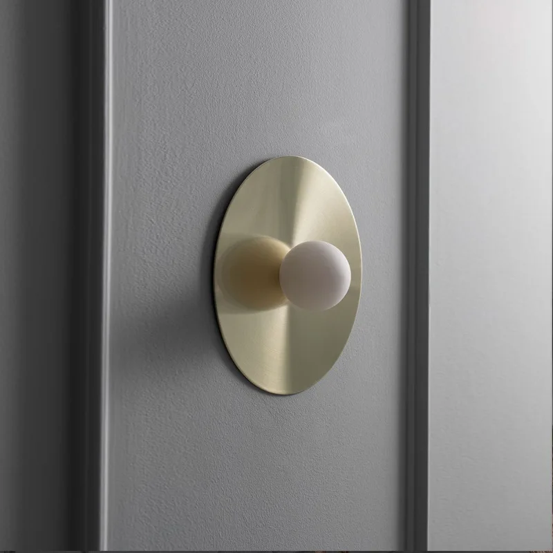 Скандинавский лаконичный светодиодный настенный светильник украшение для