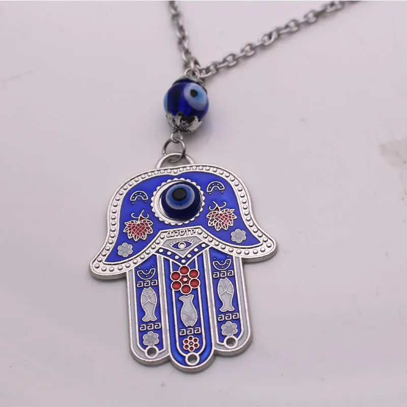 Хамса рука Фатимы Турецкий Дурной глаз зеркало заднего вида автомобиля кристалл
