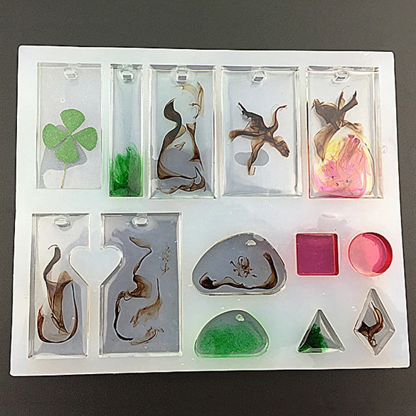 1 шт. Набор круглых квадратных полукругов в форме капли Смешанная форма кабошон