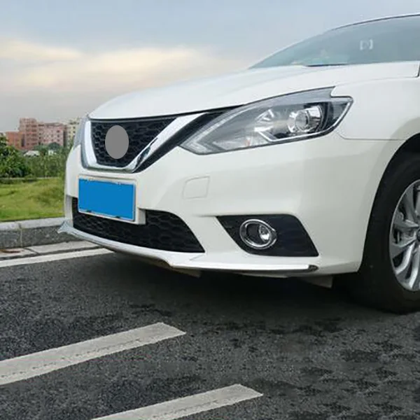 Автомобильный Стайлинг подходит для Sentra Sylphy 2016 2019 передний бампер из нержавеющей