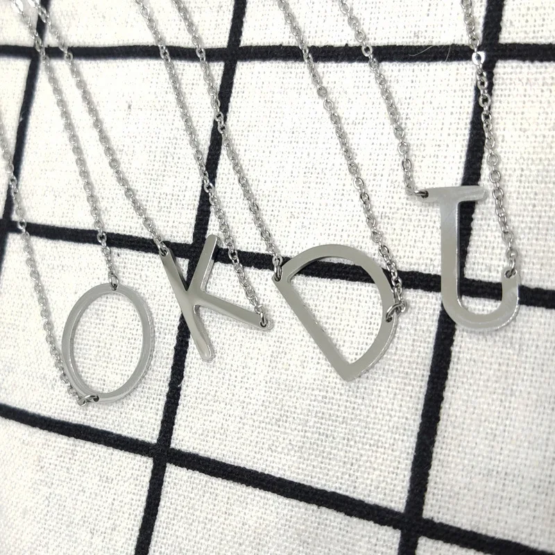 Женское ожерелье с подвеской в виде букв алфавита | Украшения и аксессуары