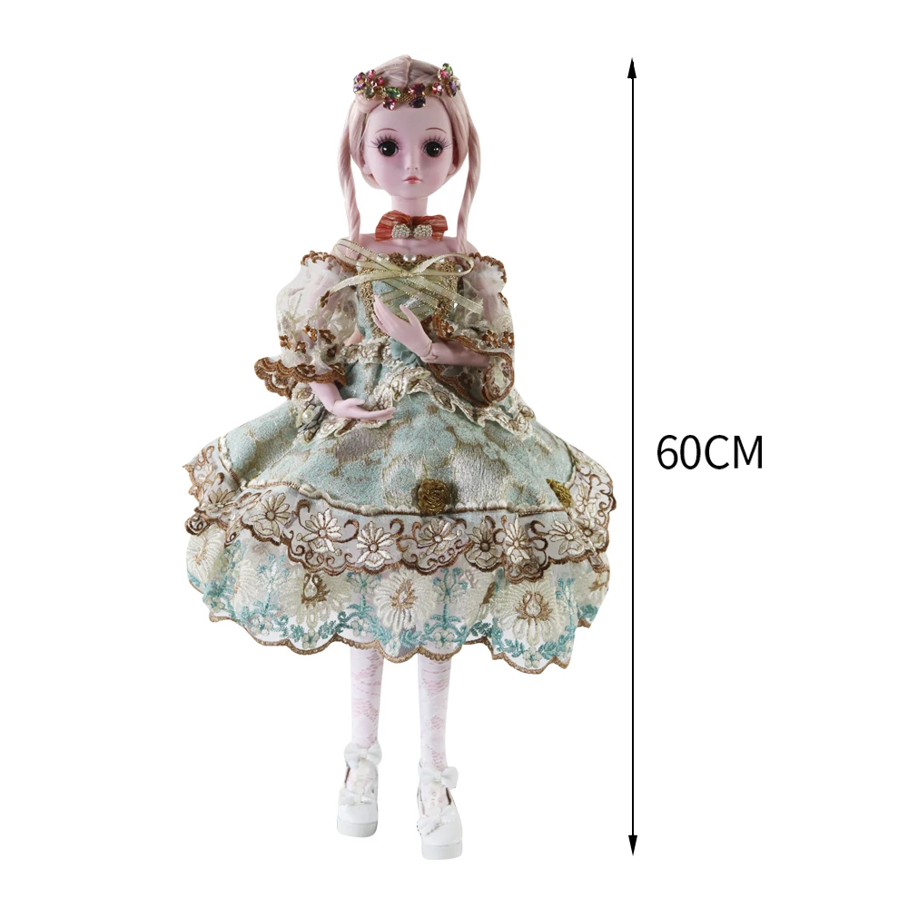 UCanaan/19 суставов 23 6 ''BJD кукла с одеждой наряд обувь парик Макияж для подарок