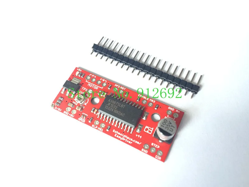Бесплатная доставка шаговый двигатель A3967 EasyDriver V44 для arduino макетная плата