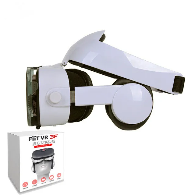 Single VR UZQi универсальные 3D очки виртуальной реальности, гарнитура для смартфона, очки Googles, 3 d очки, шлем, картон, виртуальная VR коробка - Цвет: Single VR