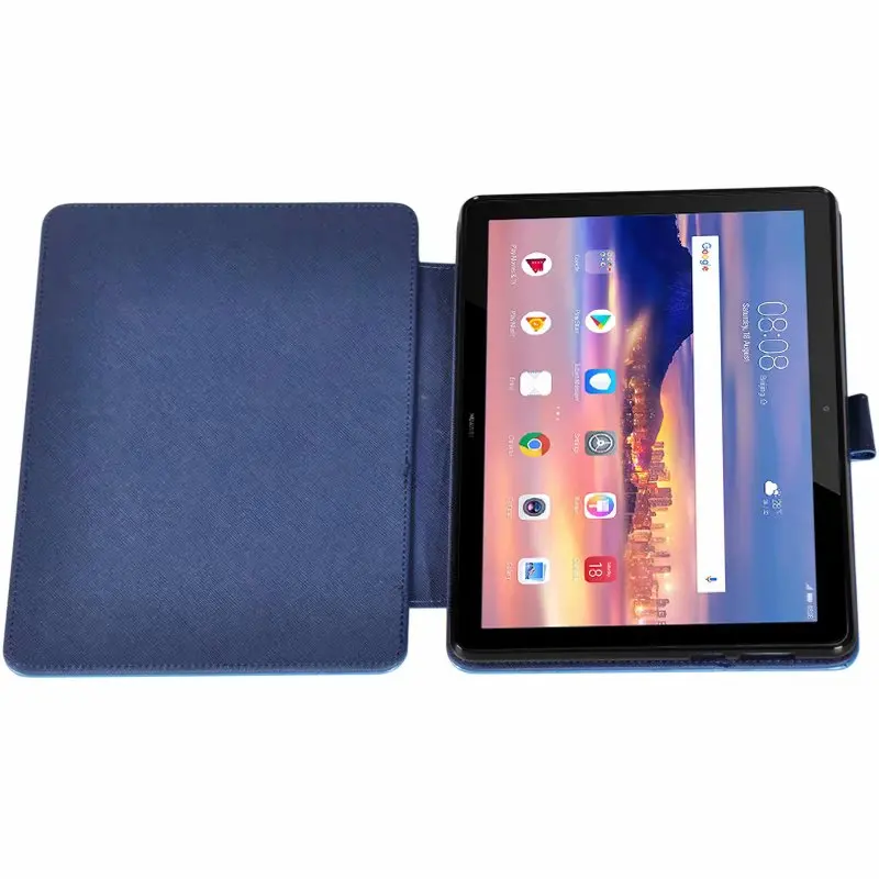 Чехол с подставкой и цветочным принтом для huawei MediaPad T5 10, кожаный чехол для huawei Mediapad T5 10,1 ''AGS2-W09/L09/L03/W19, чехол для планшета+ ручка