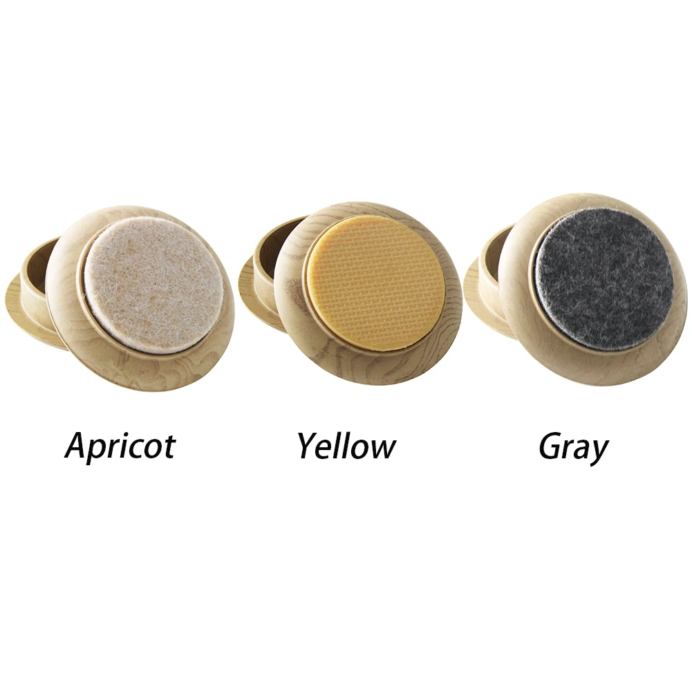 2 шт./компл. ковры Нескользящие защитные аксессуары Войлок стул ноги Кастер