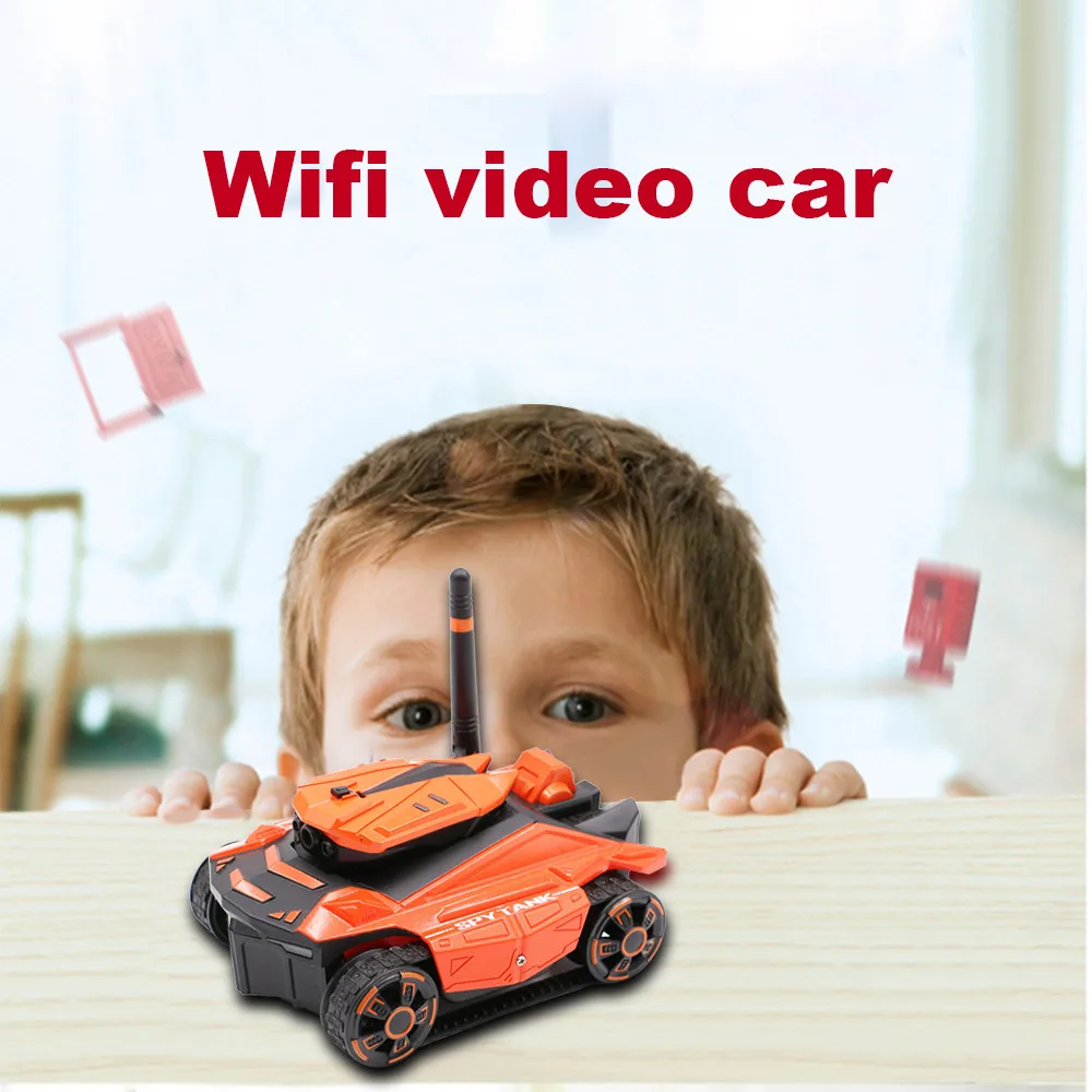 YD-211 rc Танк Wi-Fi FPV 0.3MP камера Робот Телефон управление led автомобиль RC шпион робот боевой танк мини приложение дистанционное управление Танк Игрушка
