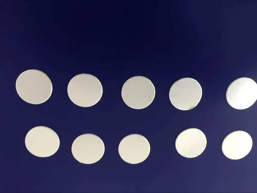 

For induction sealing 58mm plactic laminated aluminum foil lid liners 5000pcs