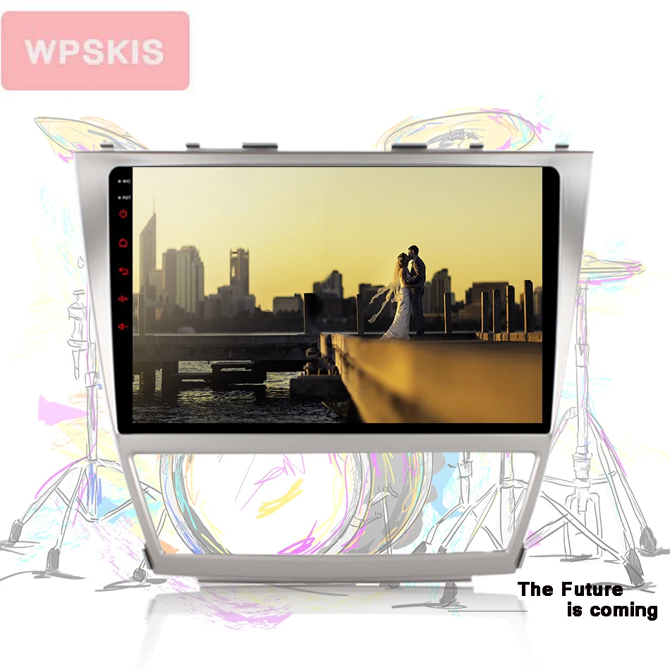 Автомагнитола 1280*720 2 Din Восьмиядерный процессор 10 1 дюймов Android 0 DVD GPS навигация для