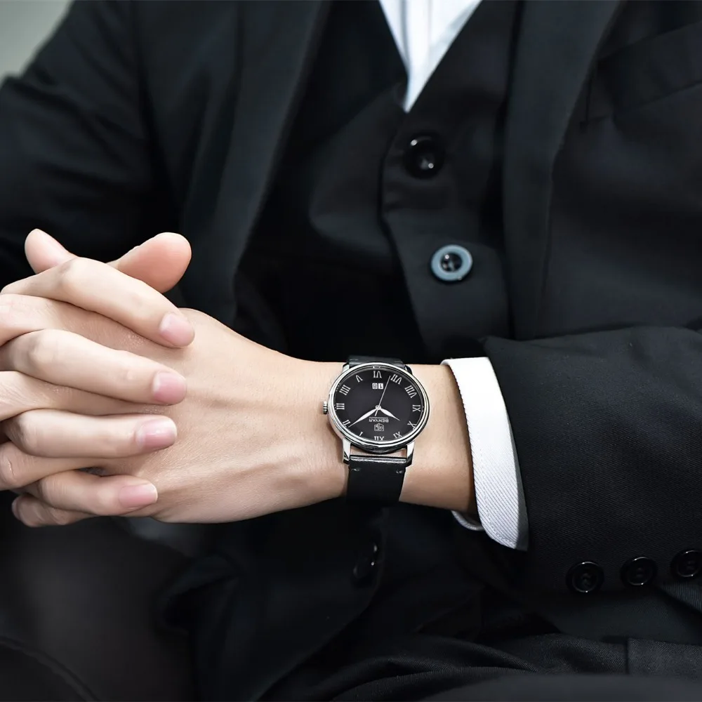 Наручные часы мужские 2017 Топ бренд класса люкс известные кварцевые золотые