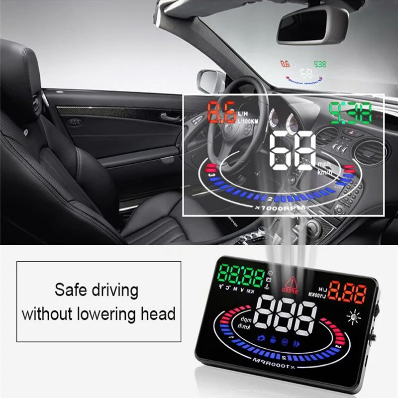 Автомобиль electronice цифровой GPS speedprojector автомобилей HUD Head Up Display дроссельной