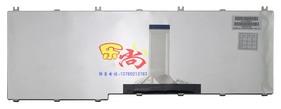 

New Replacement FOR TOSHIBA Satellite L500 L500D US English version of the keyboard white
