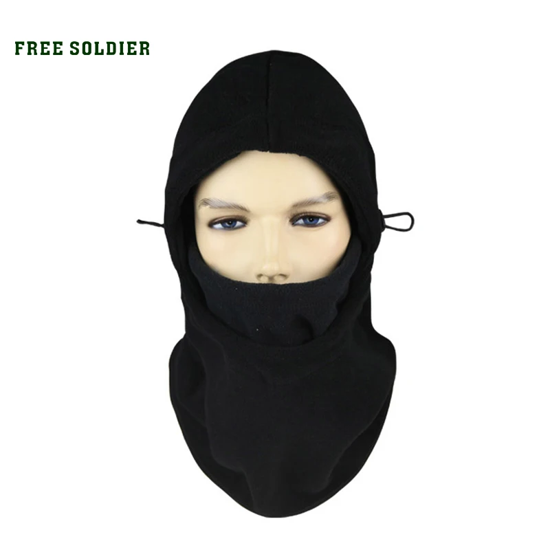 Шапка из двуслойной флисовой ткани теплоизоляционная шапка носок военная шарф