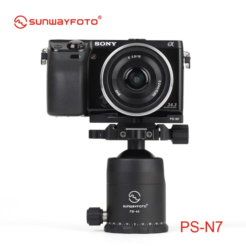 Штативная головка SUNWAYFOTO БЫСТРОРАЗЪЕМНАЯ пластина для SONY Nex7 и стандартная