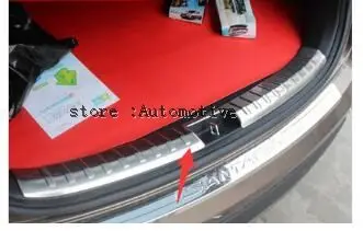 Протектор для порога заднего бампера из нержавеющей стали Hyundai Santa Fe IX45 2013 2014 2015 2016
