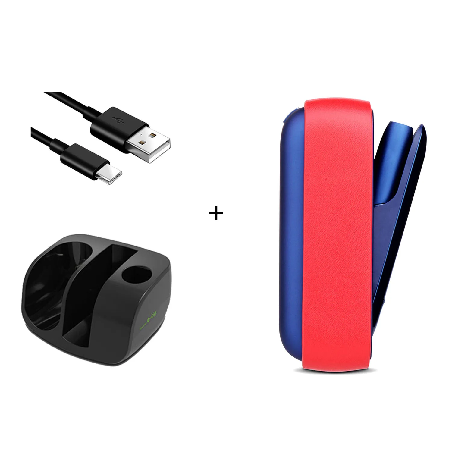 Красный JINXINGCHENG подставка зарядное устройство и чехол для Iqos 3,0 чехол аксессуары сумка держатель для Iqos3 чехол эластичный веревка бампер чехол - Цвет: Красный