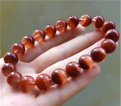 Изысканные ювелирные изделия 7 ~ 8 мм натуральный красивый красный кролик волос