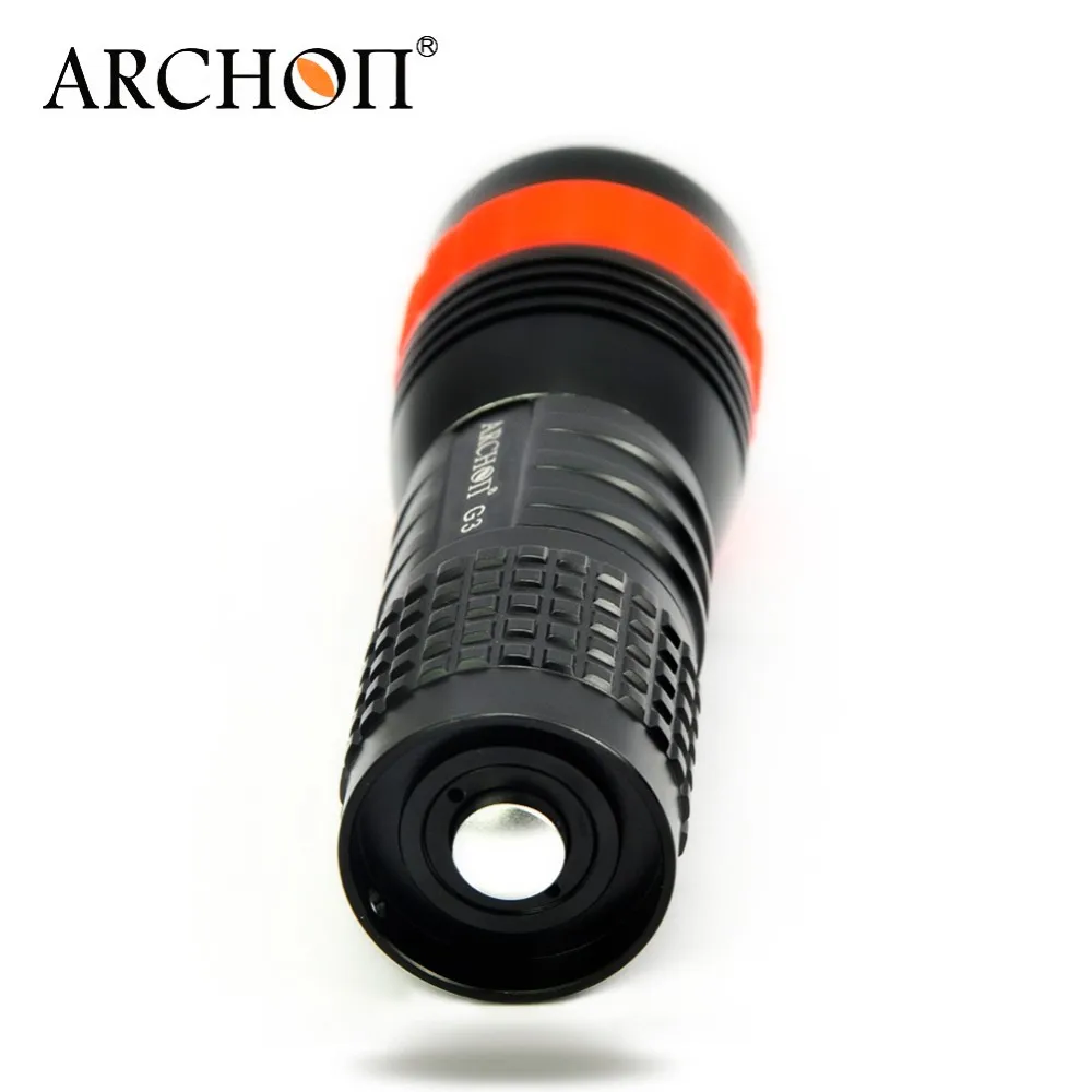 ARCHON G3 фонарик для дайвинга CREE XP-G2 R5 max подводный 100 метров водонепроницаемый IP68 6500k