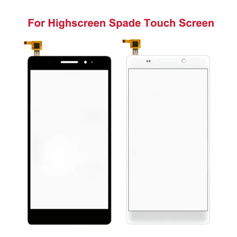 Black White Touch Screen For Highscreen Spade Smartphone 5.5&quot Panel Digitizer Glass Lens High Quality New Replacement | Мобильные