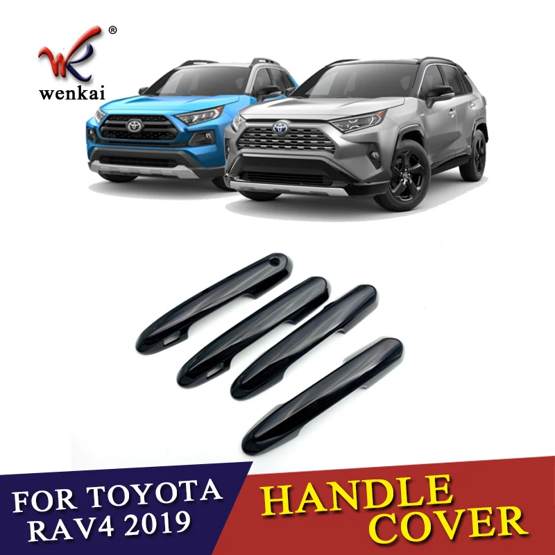 WENKAI ABS фортепиано черные автомобильные Внешние аксессуары Боковая дверь ручка