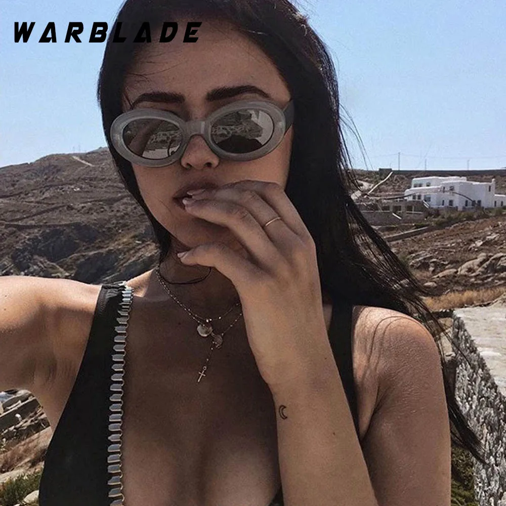 Овальные Солнцезащитные очки WarBLade UV400 женские небольшие Модные Винтажные