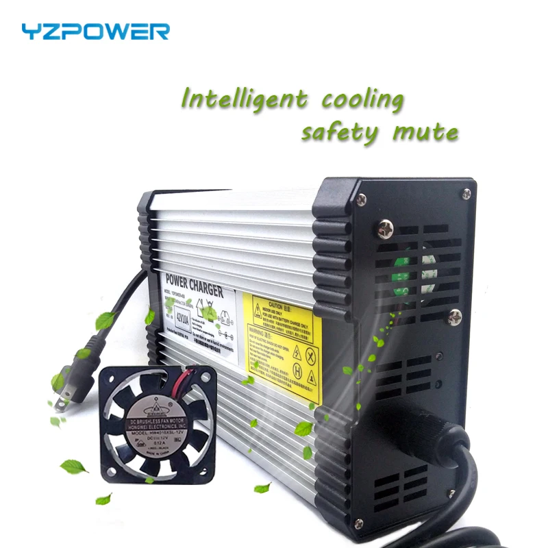YZPOWER 4S 16 8 в 20A 19A 18A 17A литиевое зарядное устройство для 14 литий ионных