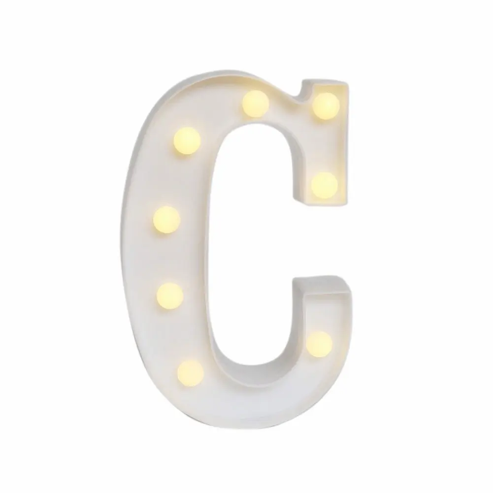 СВЕТОДИОДНЫЙ ночник в виде букв алфавита 3d лампа для свадьбы вечеринки домашнего