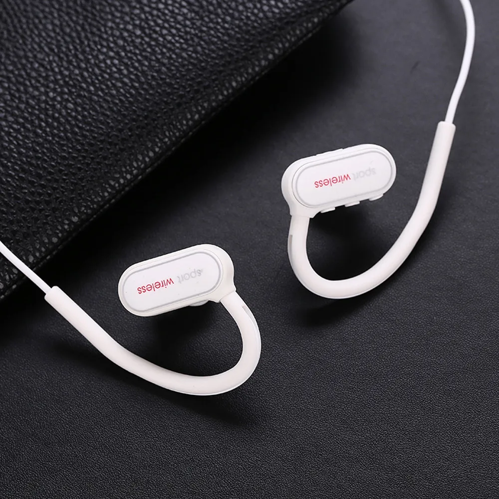 Беспроводные наушники Спортивные Bluetooth гарнитура с шейным ободом и микрофоном