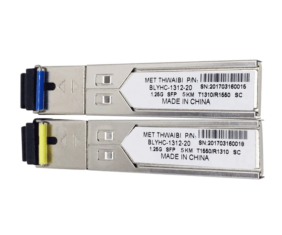 Коннектор SC gigabit 5km DDM BIDI mini gbic sfp модуль 1 25G Otdr оптический трансивер | Мобильные