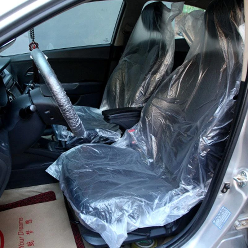 Фото 50 шт./компл. одноразовые пластиковые автомобильные сиденья ремонт автомобиля