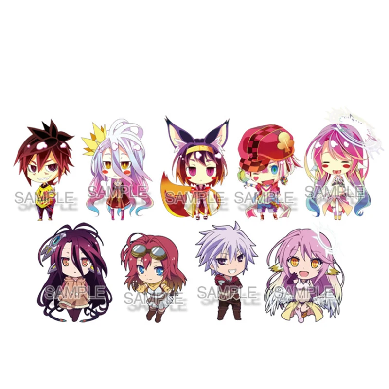 Акриловый брелок для ключей из аниме Shiro Hatsuse Izuna Sora NO GAME LIFE | Игрушки и хобби