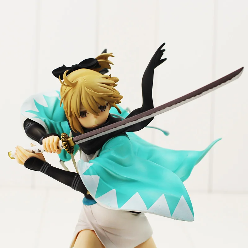 21 см судьба Grand для Okita Souji с мечи 1/6 весы Боевая версия ПВХ фигурка Коллекционная
