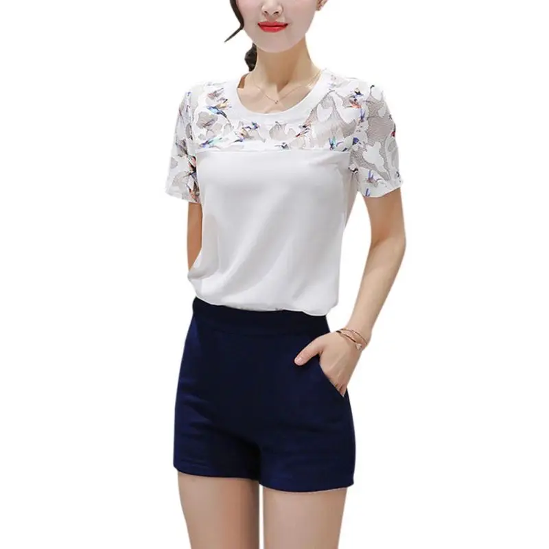 Women Fashion Simple Short Sleeves T-Shirts Summer Novel O Neck Tops | Женская одежда