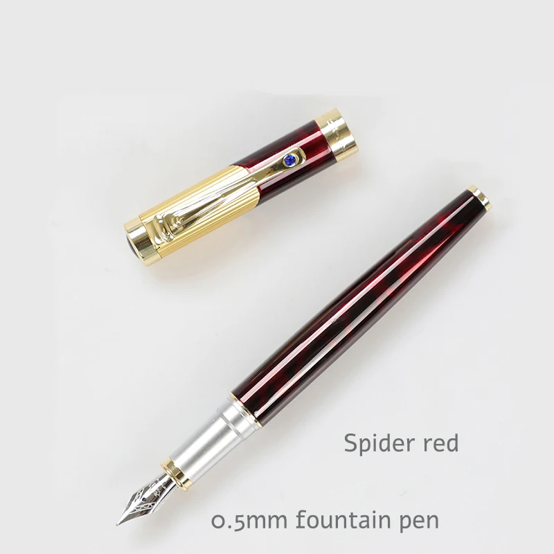 Jinhao9009 перьевая ручка Caneta Dolma Kalem Pluma Fuente Caligraphy, роскошная ручка с чернилами, Офисная ручка, канцелярские принадлежности, подарок, платина, преппи