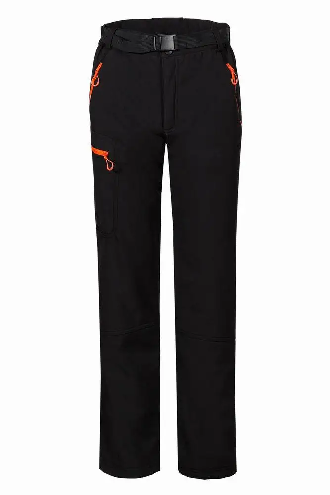 2019 women's outdoor Compound velvet pants camping hiking windproof waterproof sport Trousers fleece ski Customizable LOGO | Спорт и
