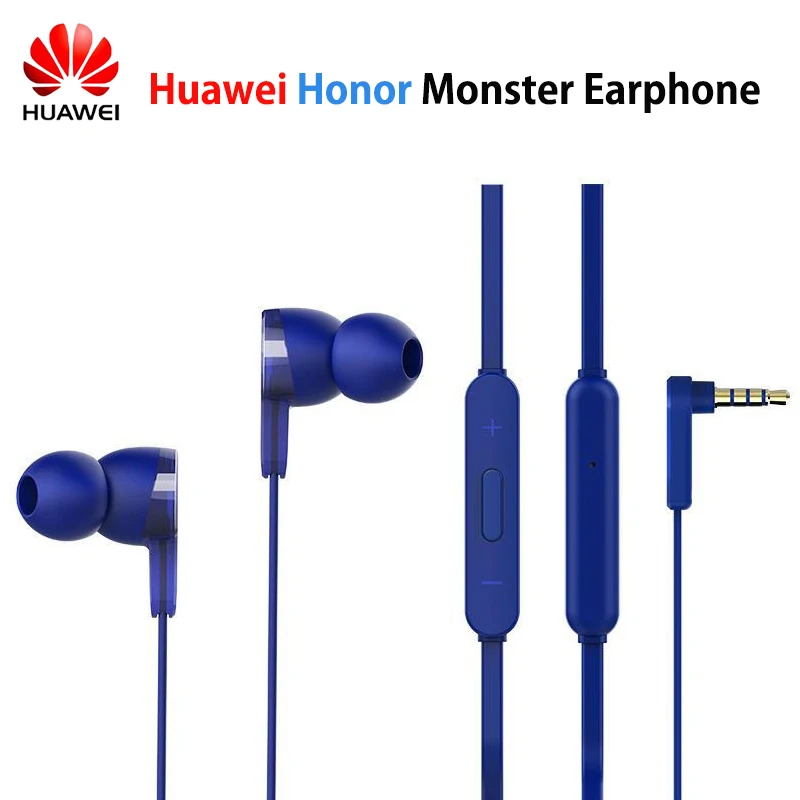 Оригинальные наушники huawei Honor monster1 AM15 с микрофоном шумоподавлением гарнитура для