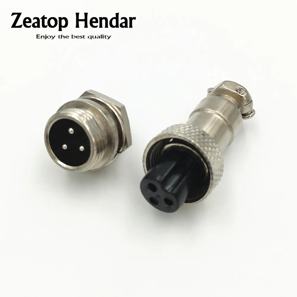 5 компл. GX 12 3 Pin XLR мм Авиационная вилка Ham Radio PCB Male + Female металлический разъем