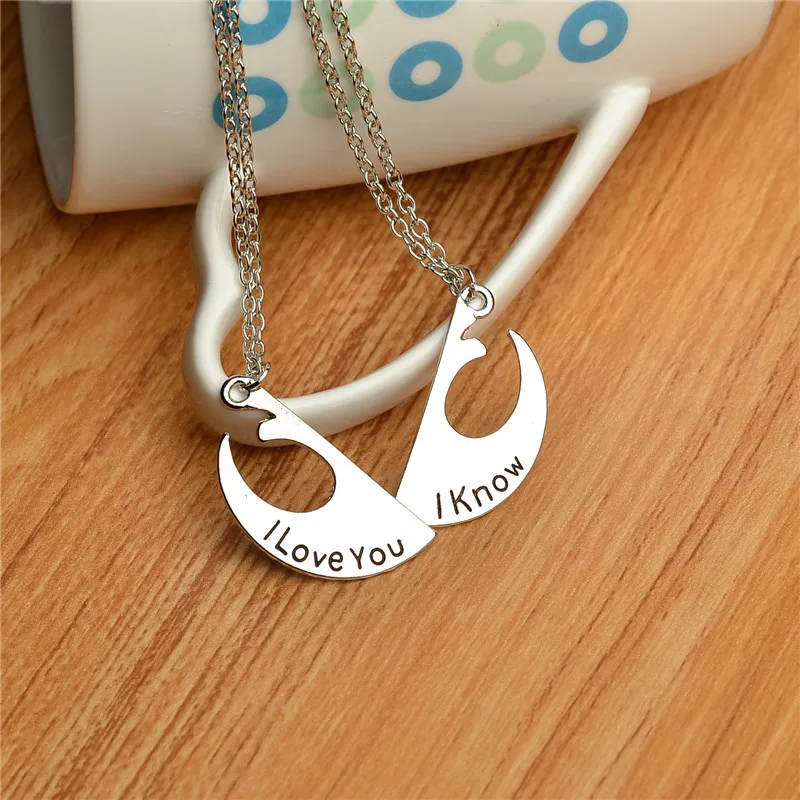 Ожерелье с надписью Я тебя люблю оптовая продажа 12 компл./лот | Украшения и